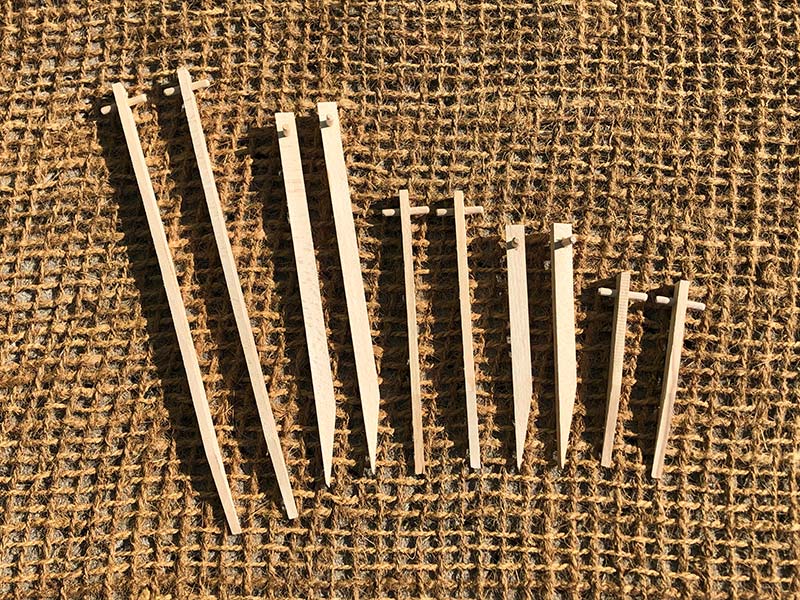 Wooden pegs - MST-EROSION CONTROL