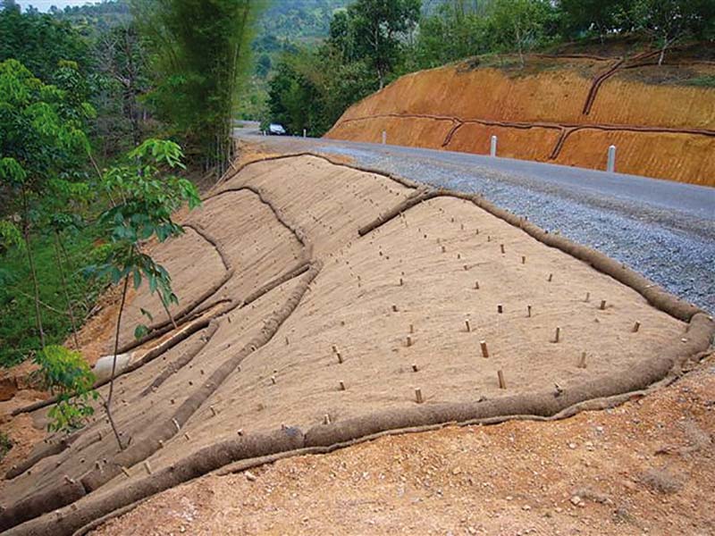 Straw logs MSTEROSION CONTROL